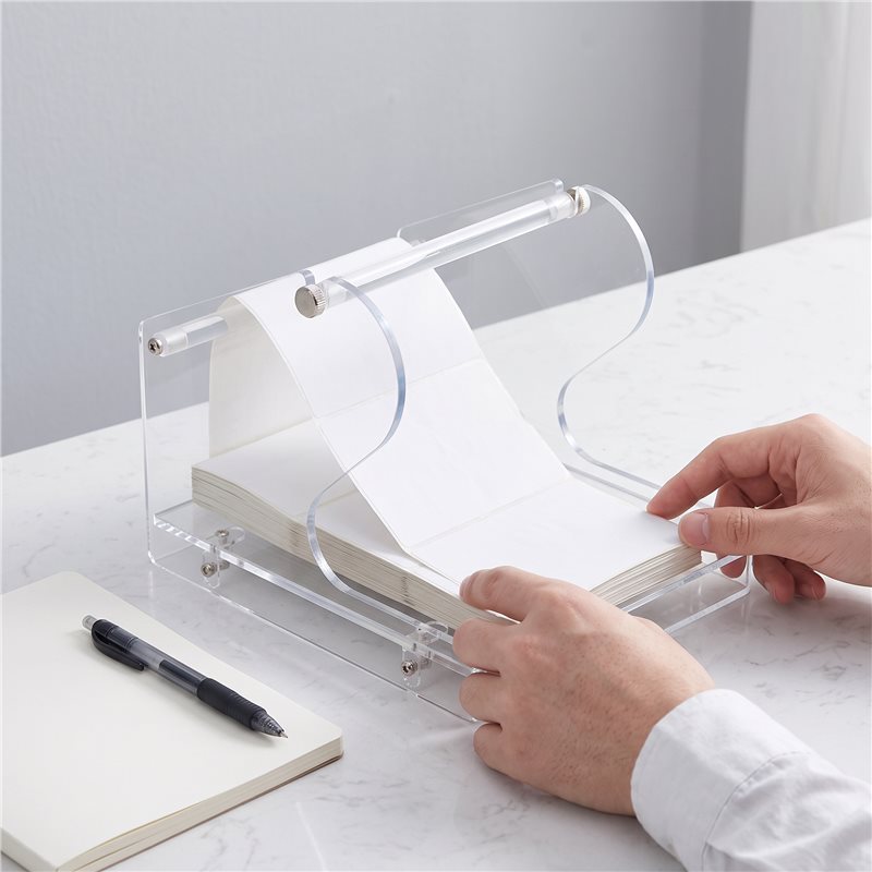 Sticker Label Roll - Dispensador de etiquetas acrílico para rollos