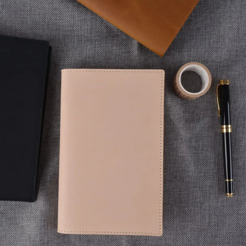 Cuaderno con cubierta de cuero - Tan Stationery & Office Supply reseña y precio