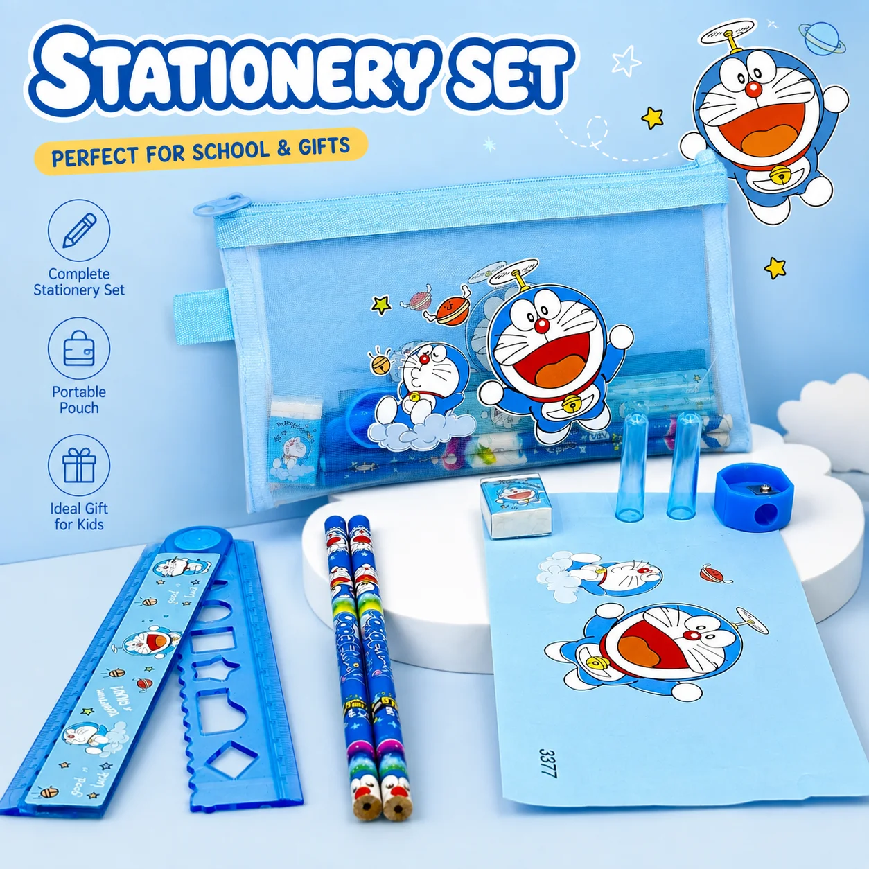 Lindo set de material escolar  - Stationery Supplier reseña y precio