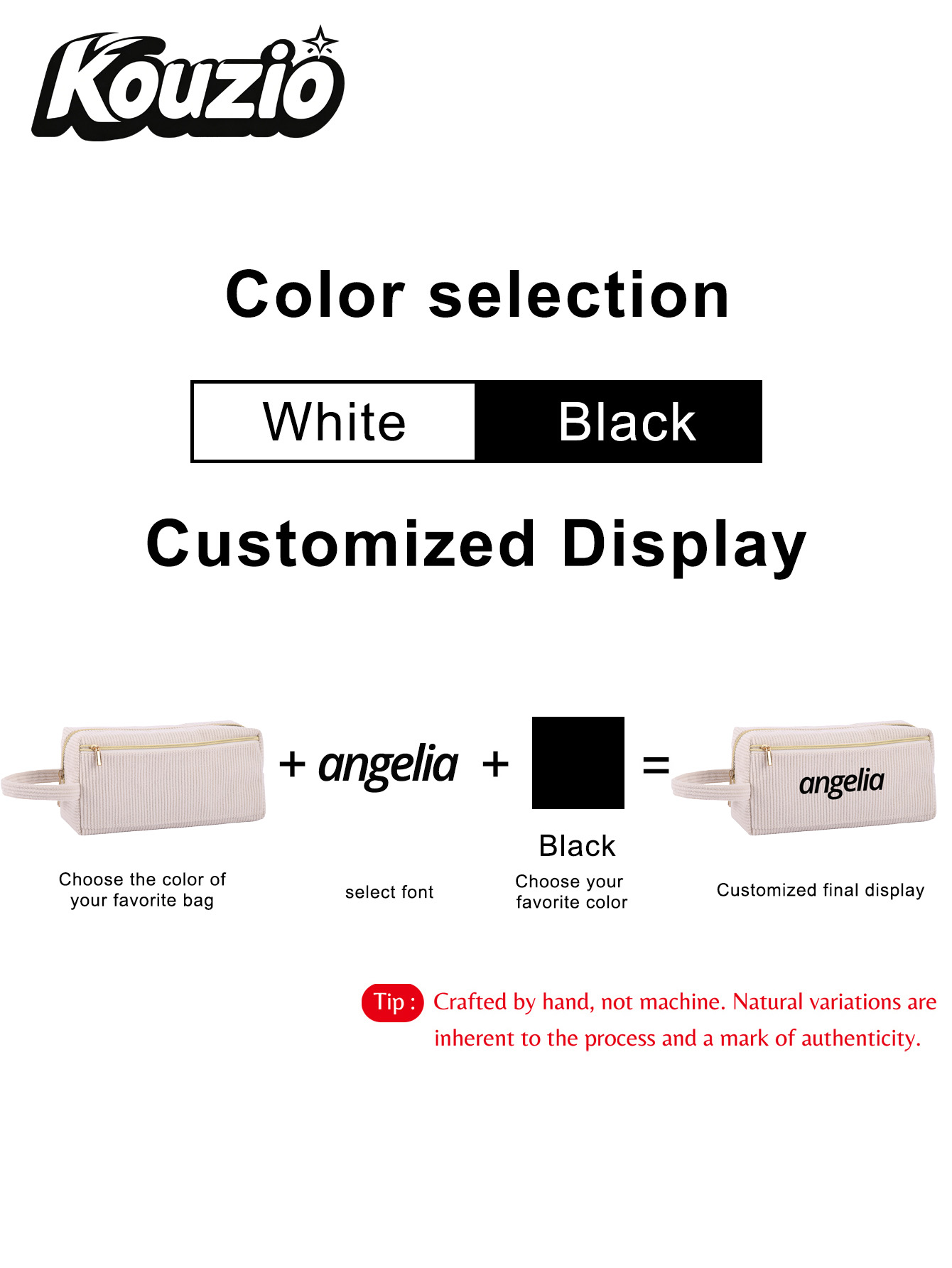 Estuche de lona de pana con as - Stationery Supplier reseña y precio