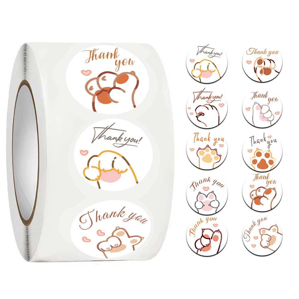 JCAC 500pcs/rollo Pegatinas de - Sticker Label Roll reseña y precio