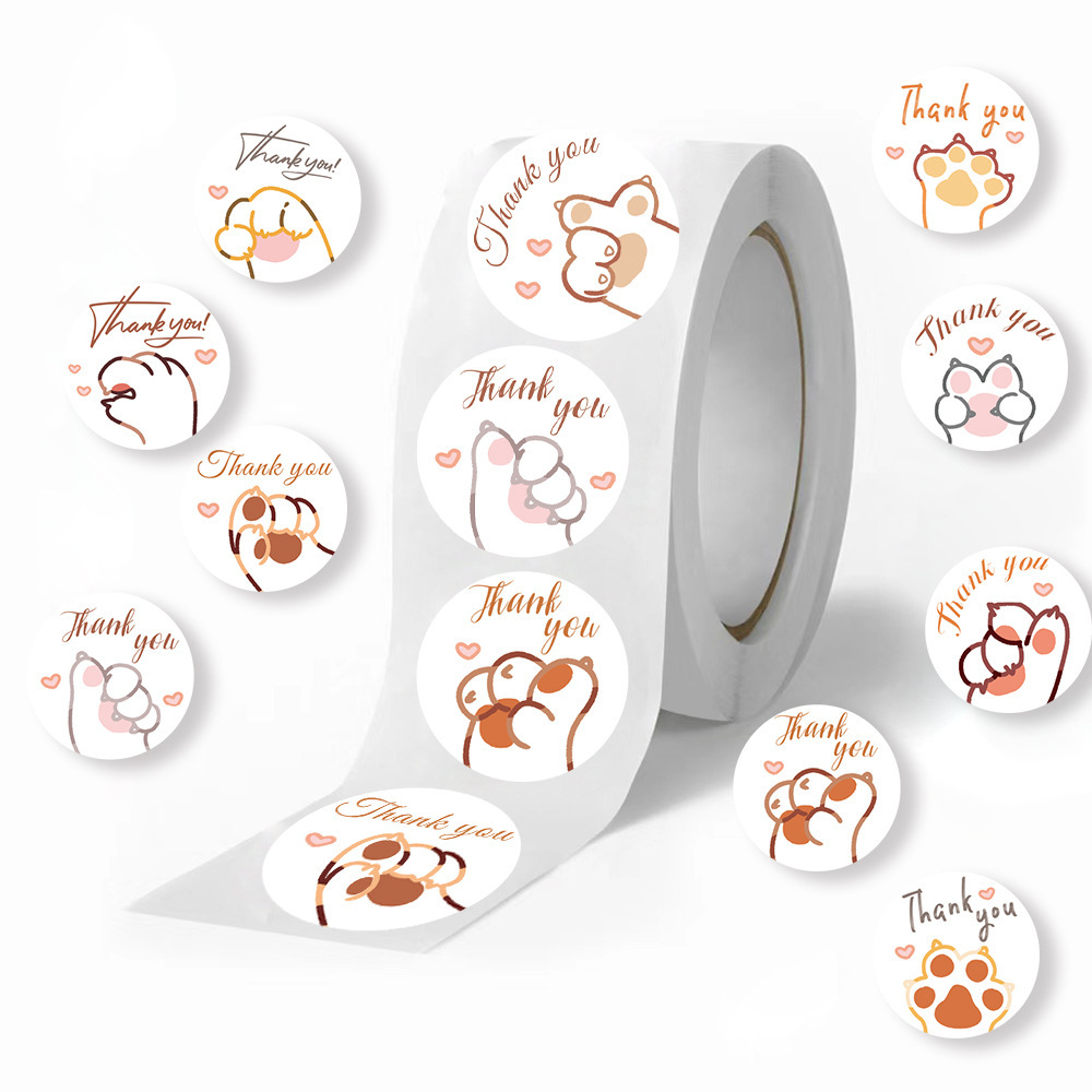 JCAC 500pcs/rollo Pegatinas de - Sticker Label Roll reseña y precio