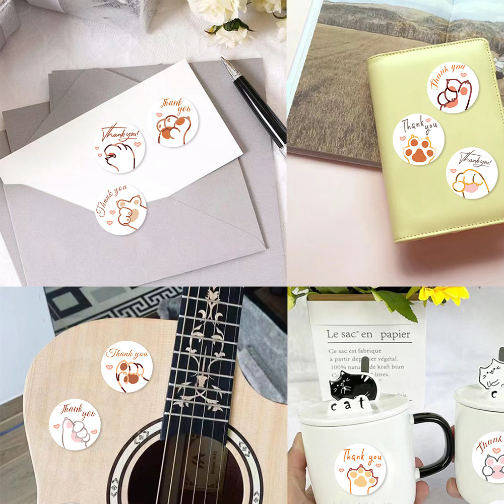 JCAC 500pcs/rollo Pegatinas de - Sticker Label Roll reseña y precio