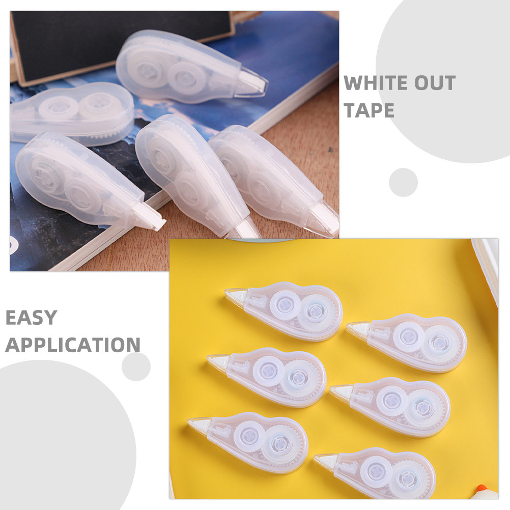 6 unidades de bolígrafos corre - Correction Tape Roller reseña y precio