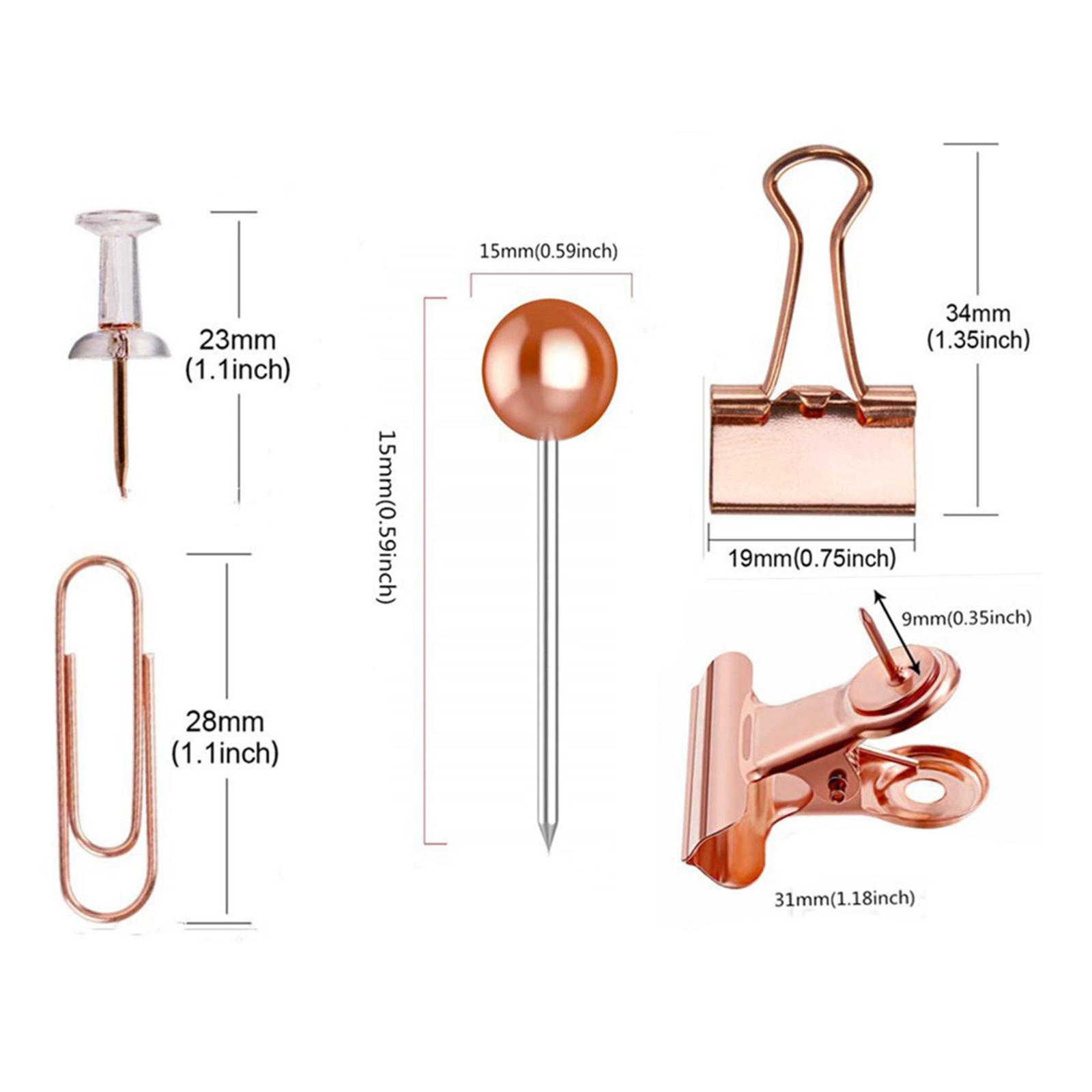 Clips de metal para sujetar pa - Binder Clip Assorted reseña y precio